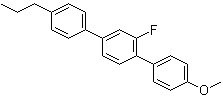 2'-Fluoro-4-methoxy-4''-propyl-1,1':4',1''-terphenyl molecular structure (CAS 953049-25-7)