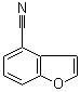 4-苯并呋喃甲腈分子结构 (CAS 95333-17-8)