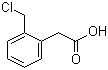 2-(Chloromethyl)phenylacetic acid molecular structure (CAS 95335-46-9)