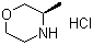 (R)-3-Methylmorpholine hydrochloride molecular structure (CAS 953780-78-4)