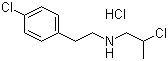 结构式 CAS# 953789-37-2, 1-[[2-(4-氯苯基)乙基]氨基]-2-氯丙烷盐酸盐
