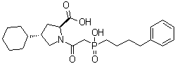 Fosinoprilic acid molecular structure (CAS 95399-71-6)
