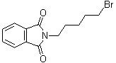 结构式 CAS# 954-81-4, N-(5-溴戊基)邻苯二甲酰亚胺