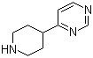 4-(Piperidin-4-yl)pyrimidine molecular structure (CAS 954220-47-4)
