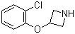 structure of CAS# 954222-94-7, 3-(2-Chlorophenoxy)azetidine