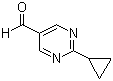 结构式 CAS# 954226-60-9, 2-环丙基嘧啶-5-甲醛