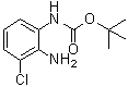 structure of CAS# 954238-81-4, tert-Butyl (2-amino-3-chlorophenyl)carbamate