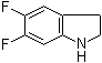 5,6-Difluoroindoline molecular structure (CAS 954255-04-0)