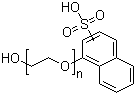 alpha-(Sulfo-1-naphthalenyl)-omega-hydroxy-poly(oxy-1,2-ethanediyl) molecular structure (CAS 95482-17-0)
