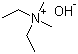 Diethyldimethylammonium hydroxide molecular structure (CAS 95500-19-9)
