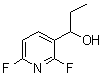 alpha-Ethyl-2,6-difluoro-3-pyridinemethanol molecular structure (CAS 955919-46-7)