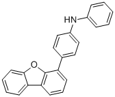 structure of CAS# 955959-87-2, 4-(Dibenzo[b,d]furan-4-yl)-N-phenylaniline