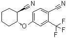 4-[(1R,2S)-2-Cyanocyclohexyloxy]-2-(trifluoromethyl)benzonitrile molecular structure (CAS 956004-50-5)