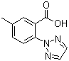 5-Methyl-2-(2H-1,2,3-triazol-2-yl)benzoic acid molecular structure (CAS 956317-36-5)