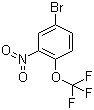 structure of CAS# 95668-20-5, 5-Bromo-2-(trifluoromethoxy)nitrobenzene;4-Bromo-2-nitro-1-(trifluoromethoxy)benzene