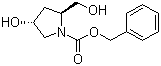 Cbz-trans-4-Hydroxy-L-prolinol molecular structure (CAS 95687-41-5)