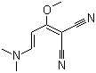 1,1-Dicyano-2-methoxy-4-dimethylamino-1,3-butadiene molecular structure (CAS 95689-38-6)