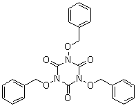 1,3,5-三苄氧基-1,3,5-三嗪烷-2,4,6-三酮分子结构 (CAS 95705-20-7)