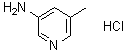 5-Methyl-3-pyridinamine hydrochloride (1:1) molecular structure (CAS 957065-90-6)