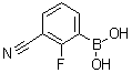 3-Cyano-2-fluorophenylboronic acid molecular structure (CAS 957121-05-0)