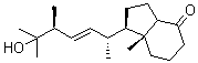 [1R-[1alpha,(1R*,2E,4S*),3abeta,7aalpha]]-Octahydro-1-(5-hydroxy-1,4,5-trimethyl-2-hexenyl)-7a-methyl-4H-inden-4-one molecular structure (CAS 95716-68-0)