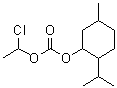 Carbonic acid 1-chloroethyl 5-methyl-2-(1-methylethyl)cyclohexyl ester molecular structure (CAS 95774-80-4)