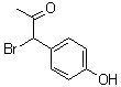 1-Bromo-1-(4-hydroxyphenyl)-2-propanone molecular structure (CAS 957828-58-9)