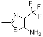 2-Methyl-4-(trifluoromethyl)-5-thiazolamine molecular structure (CAS 958452-22-7)