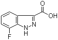 结构式 CAS# 959236-59-0, 7-氟-1H-吲唑-3-甲酸