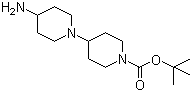 结构式 CAS# 959237-16-2, 4-氨基-[1,4'-联哌啶]-1'-羧酸叔丁酯