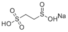 Sodium 2-sulfinatoethanesulfonate molecular structure (CAS 95932-28-8)