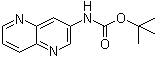 结构式 CAS# 959617-73-3, (1,5-萘啶-3-基)氨基甲酸叔丁酯