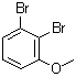 2,3-二溴苯甲醚分子结构 (CAS 95970-22-2)