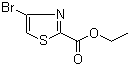 Ethyl 4-bromothiazole-2-carboxylate molecular structure (CAS 959755-96-5)