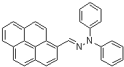 1-Pyrenecarbaldehyde diphenylhydrazone molecular structure (CAS 95993-52-5)
