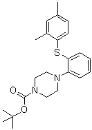4-[2-[(2,4-Dimethylphenyl)thio]phenyl]-1-piperazinecarboxylic acid 1,1-dimethylethyl ester molecular structure (CAS 960203-42-3)