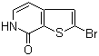 2-Bromo-6H-thieno[2,3-c]pyridin-7-one molecular structure (CAS 960289-04-7)