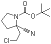 2-(2-Chloroethyl)-2-cyano-1-pyrrolidinecarboxylic acid tert-butyl ester molecular structure (CAS 960294-12-6)