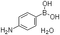 B-(4-Aminophenyl)boronic acid hydrate molecular structure (CAS 960355-27-5)