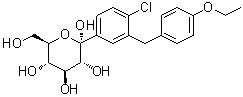 1-C-[4-Chloro-3-[(4-ethoxyphenyl)methyl]phenyl]-alpha-D-glucopyranose molecular structure (CAS 960404-86-8)