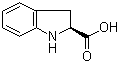 (S)-(-)-吲哚啉-2-羧酸分子结构 (CAS 96056-64-3)