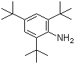 结构式 CAS# 961-38-6, 2,4,6-三叔丁基苯胺
