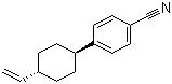 结构式 CAS# 96184-42-8, 4'-(4-乙烯基环己基)苄腈