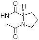 (R)-Hexahydropyrrolo[1,2-a]pyrazine-1,4-dione molecular structure (CAS 96193-26-9)