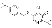哒螨灵分子结构 (CAS 96489-71-3)
