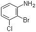 2-Bromo-3-chloroaniline molecular structure (CAS 96558-73-5)