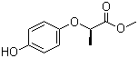 (R)-(+)-2-(4-羟基苯氧基)丙酸甲酯分子结构 (CAS 96562-58-2)