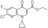环丙基萘啶羧酸乙酯分子结构 (CAS 96568-07-9)
