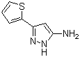 structure of CAS# 96799-03-0, 5-Amino-3-(2-thienyl)pyrazole