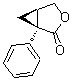 结构式 CAS# 96847-53-9, (1S,5R)-1-苯基-3-氧杂双环[3.1.0]己烷-2-酮
